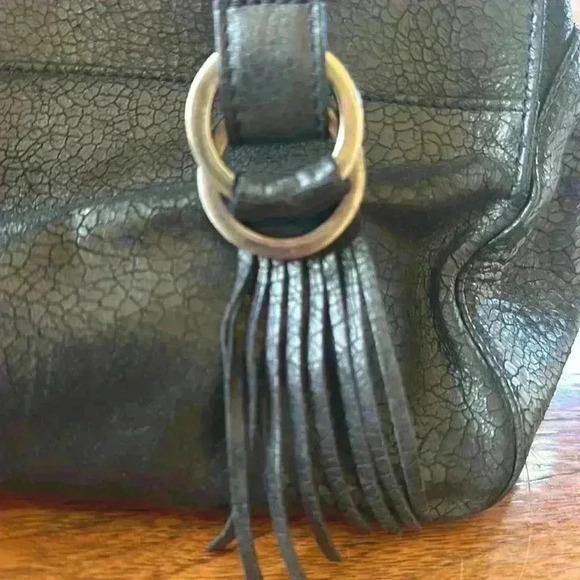 Jimmy Choo Vintage Black Textured Leather Bag! - Picture 10 of 14